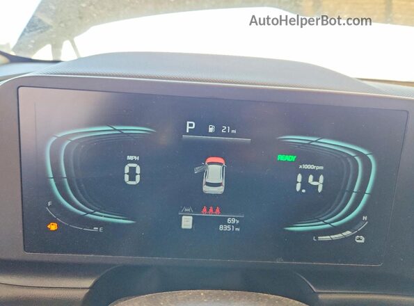 KNDCP3LE1T5340587 2026 KIA NIRO Gray Instrument cluster view