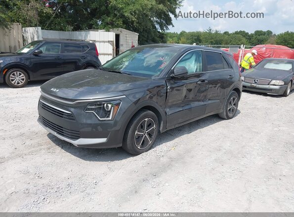 KNDCP3LE2S5224135 2025 KIA NIRO Gray Առջևի ձախ երեք քառորդ տեսարան