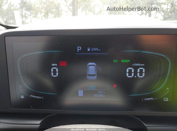 KNDCP3LE2S5224135 2025 KIA NIRO Gray Հետևի նստատեղերի տեսք