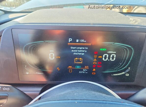 KNDCP3LE8R5147488 2024 KIA NIRO Black Instrument cluster view