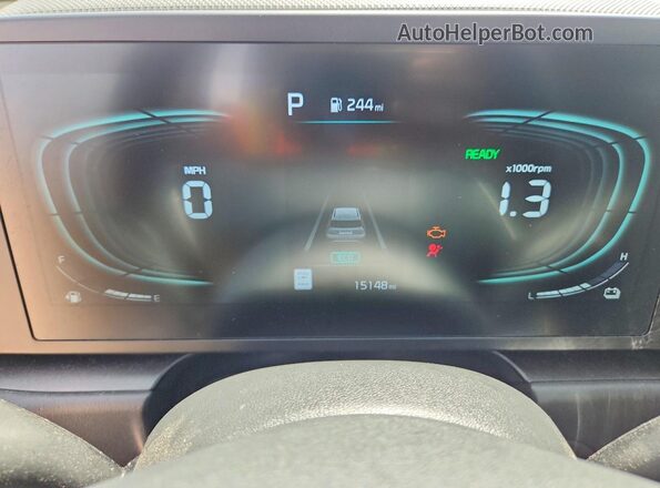 KNDCP3LE8T5329442 2026 KIA NIRO Серый Вид щитка приборов