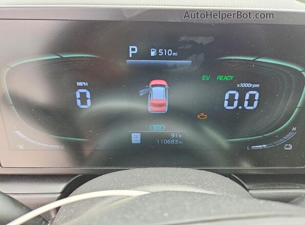 KNDCP3LEXP5061161 2023 KIA NIRO Gray Vista del cuadro de instrumentos