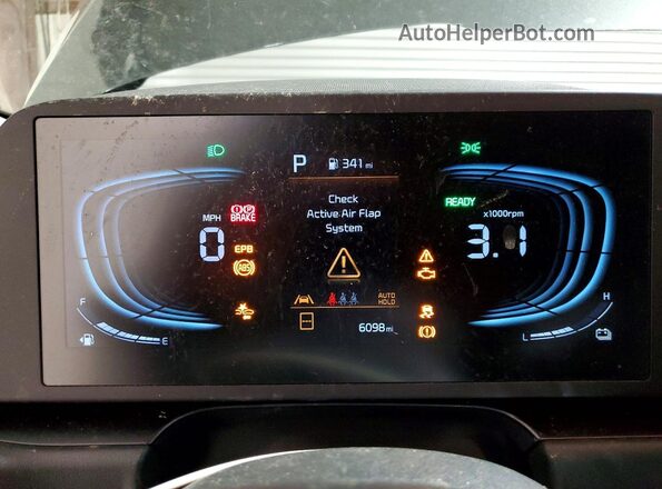 KNDCP3LEXT5357646 2026 KIA NIRO Gray Instrument cluster view