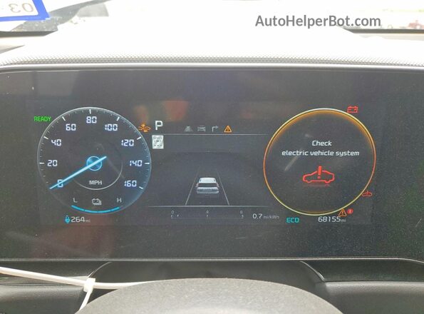 KNDCR3L11R5111567 2024 KIA NIRO Gray Widok zestawu wskaźników