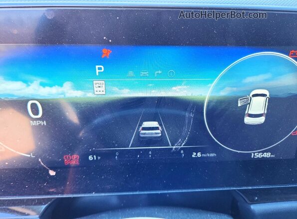 KNDCR3L11R5116977 2024 KIA NIRO Black Instrument cluster view