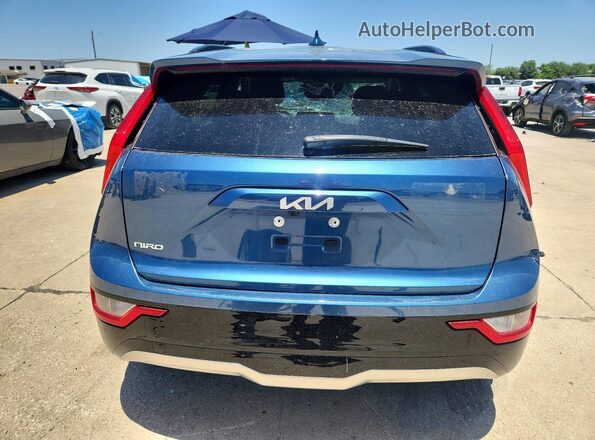 KNDCR3L13P5030552 2023 KIA NIRO Синий Вид сзади