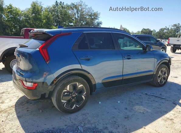 KNDCR3L13R5113739 2024 KIA NIRO Blue Trasero derecho