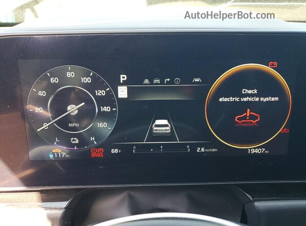 KNDCR3L14R5122403 2024 KIA NIRO Серый Вид щитка приборов