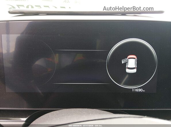 KNDCR3L15R5089752 2024 KIA NIRO EV White Widok tylnych siedzeń
