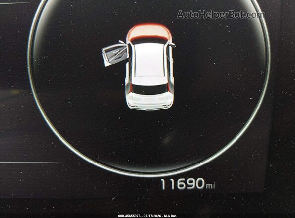 KNDCR3L15R5089752 2024 KIA NIRO EV White Widok wnętrza 360 stopni