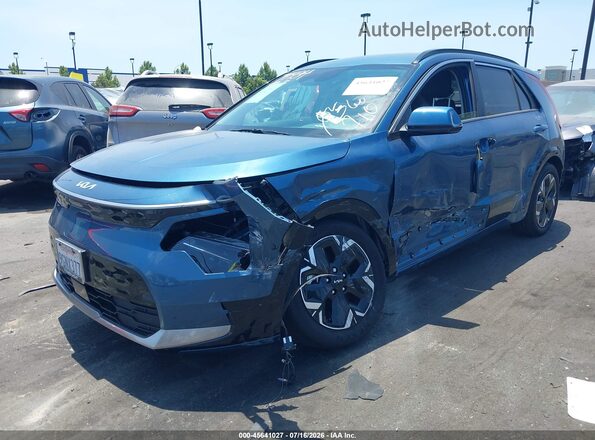 KNDCR3L16P5038774 2023 KIA NIRO EV Blue Front left
