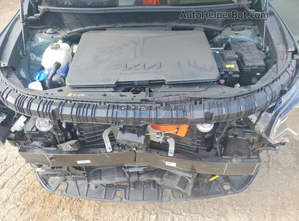 KNDCR3L17P5041120 2023 KIA NIRO Зеленый Вид подкапотного пространства