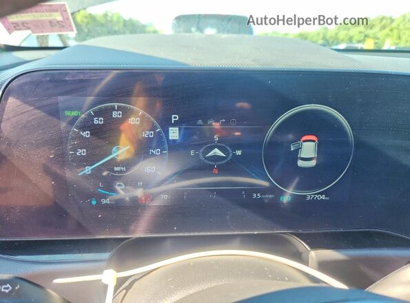 KNDCR3L19R5115883 2024 KIA NIRO Gray Սարքավորումների վահանակի տեսք