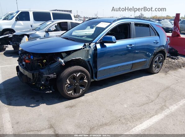 KNDCR3L19R5117925 2024 KIA NIRO EV Blue Front left