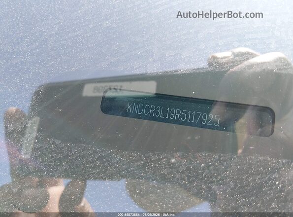 KNDCR3L19R5117925 2024 KIA NIRO EV Blue Engine compartment view
