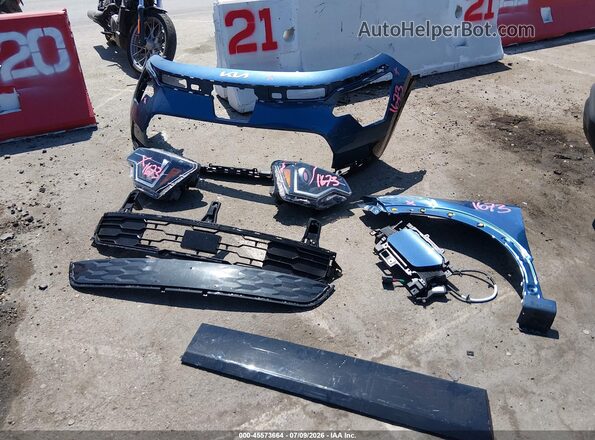 KNDCR3L19R5117925 2024 KIA NIRO EV Blue Instrument cluster view
