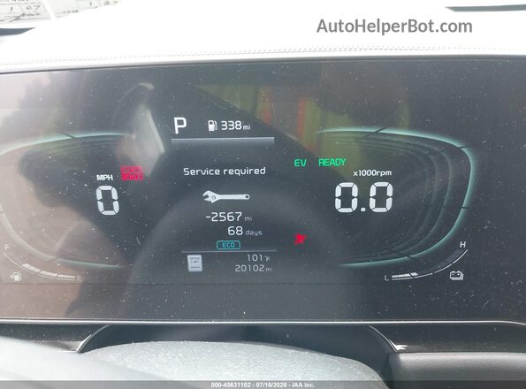 KNDCR3LE0P5118039 2023 KIA NIRO Green Widok tylnych siedzeń