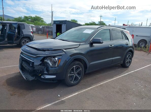 KNDCR3LE2P5039536 2023 KIA NIRO Серый Передняя левая четверть