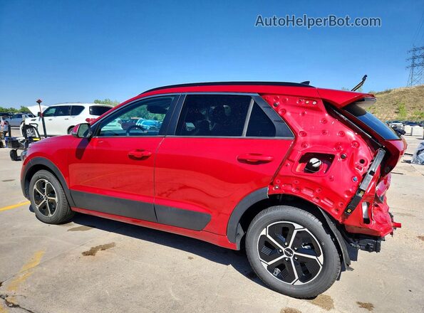 KNDCR3LE2P5059737 2023 KIA NIRO Красный Задняя левая четверть