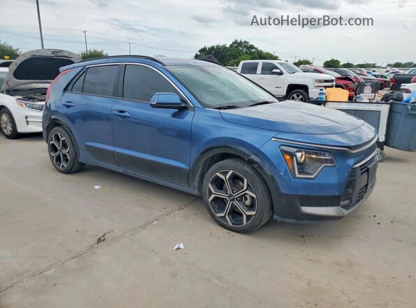 KNDCR3LE2R5135797 2024 KIA NIRO Blue Delantero derecho