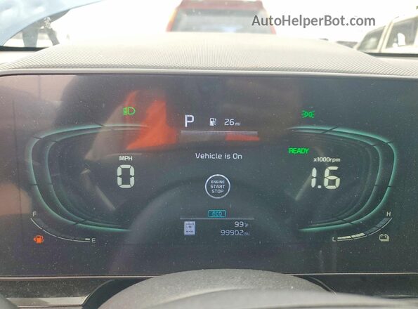 KNDCR3LE2R5135797 2024 KIA NIRO Blue Vista del cuadro de instrumentos