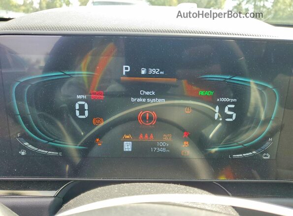 KNDCR3LE2S5287472 2025 KIA NIRO Blue Widok zestawu wskaźników