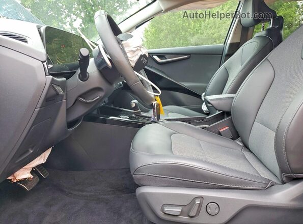 KNDCR3LE2S5287472 2025 KIA NIRO Blue Widok wnętrza z przodu