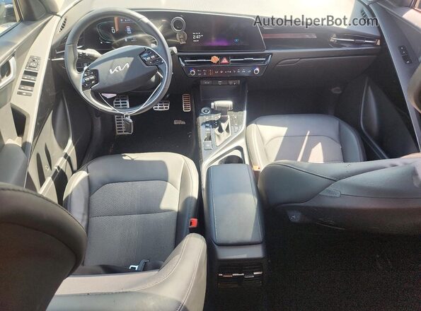 KNDCR3LE3P5090656 2023 KIA NIRO Blue Вид панелі приладів