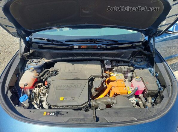 KNDCR3LE3P5090656 2023 KIA NIRO Blue Вид підкапотного простору