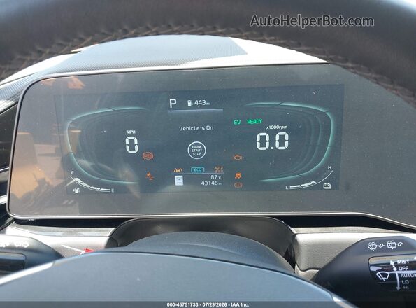 KNDCR3LE3P5107004 2023 KIA NIRO Зеленый Вид задних сидений