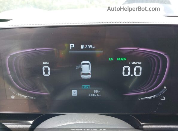 KNDCR3LE4R5190381 2024 KIA NIRO Green Rear seats view