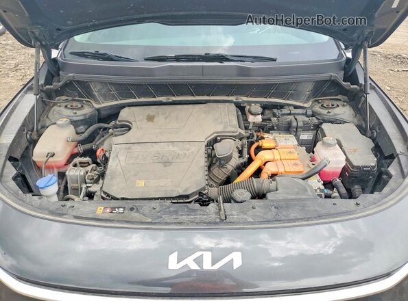 KNDCR3LE5P5052099 2023 KIA NIRO Gray Вид підкапотного простору