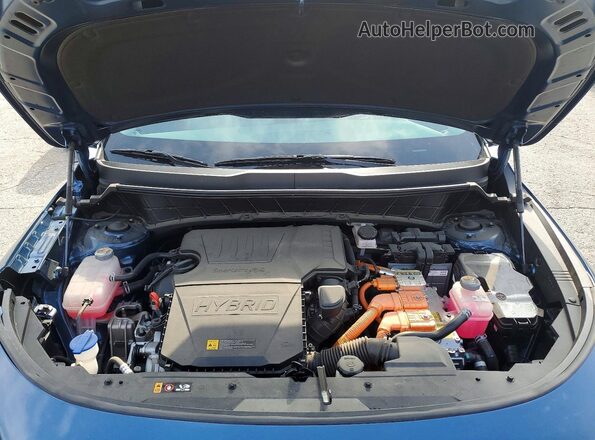 KNDCR3LE5R5188672 2024 KIA NIRO Blue ძრავის განყოფილების ხედი