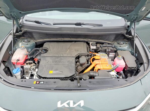 KNDCR3LE6R5121725 2024 KIA NIRO Green Շարժիչի բաժամունքի տեսք