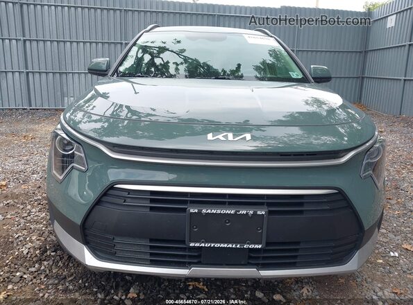 KNDCR3LE7P5070376 2023 KIA NIRO Green წინა ხედი