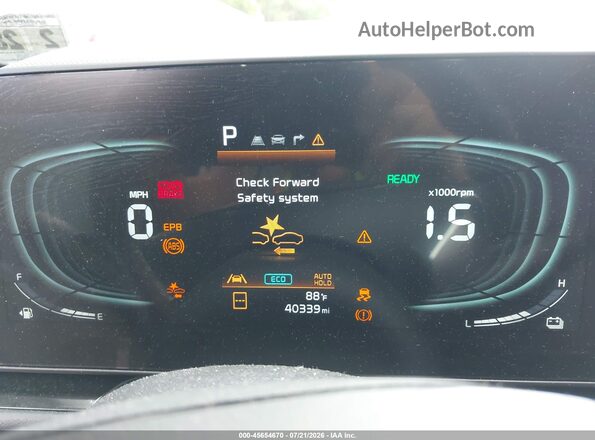 KNDCR3LE7P5070376 2023 KIA NIRO Green უკანა სავარძლების ხედი