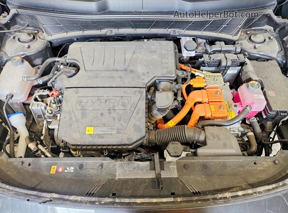 KNDCR3LE7S5269047 2025 KIA NIRO Gray Вид підкапотного простору
