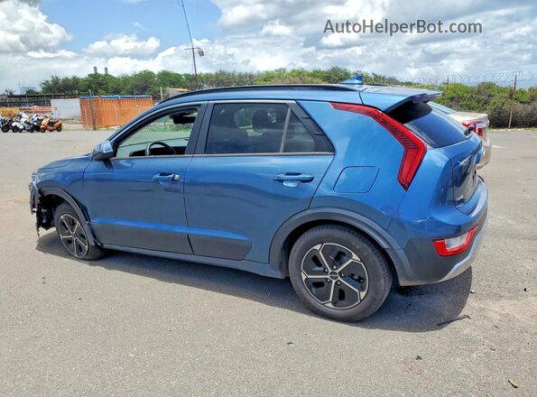 KNDCR3LE8P5040643 2023 KIA NIRO Синий Задняя левая четверть