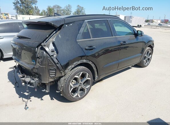 KNDCR3LE9P5035158 2023 KIA NIRO Черный Задняя правая четверть