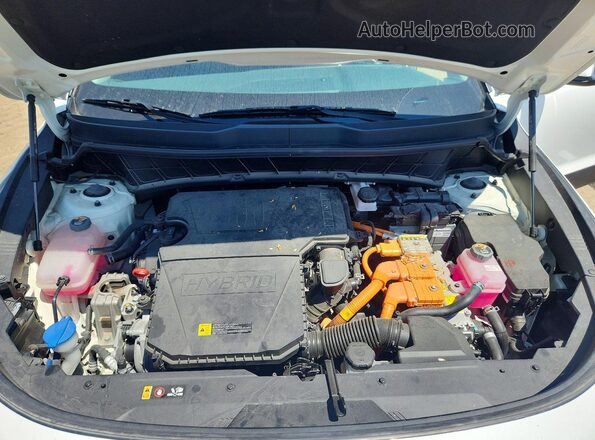 KNDCR3LE9P5109906 2023 KIA NIRO Белый Вид подкапотного пространства