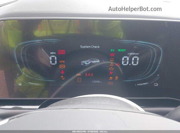 KNDCR3LE9S5276114 2025 KIA NIRO Blue Vista de los asientos traseros