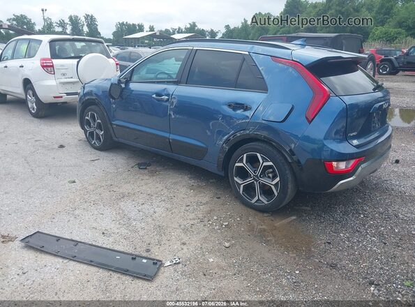 KNDCR3LE9S5276114 2025 KIA NIRO Blue Trasero izquierdo