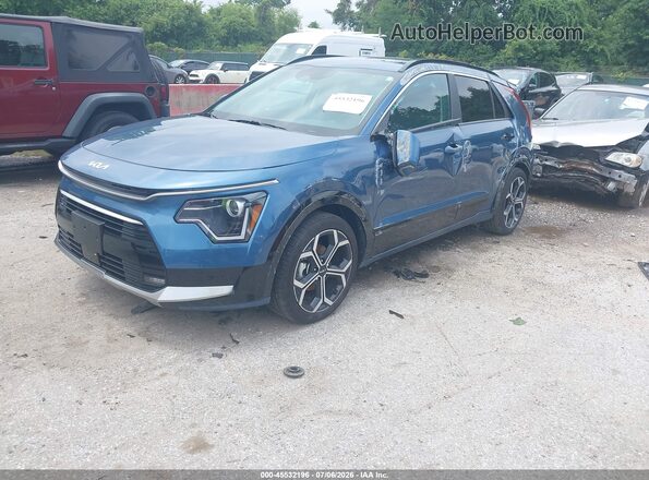 KNDCR3LE9S5276114 2025 KIA NIRO Blue Vista tres cuartos delantera izquierda