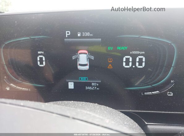 KNDCR3LEXR5143226 2024 KIA NIRO Белый Вид задних сидений