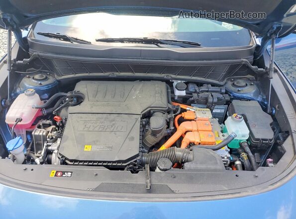 KNDCS3LF0R5144074 2024 KIA NIRO Blue Widok wnętrza z tyłu