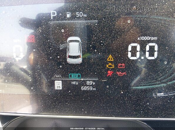 KNDCS3LF2S5276663 2025 KIA NIRO PLUG-IN HYBRID White უკანა სავარძლების ხედი