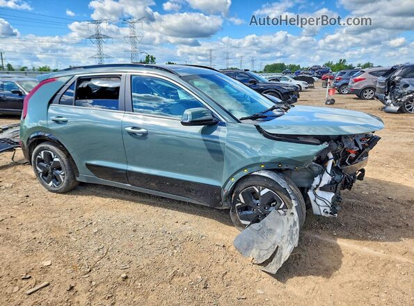 KNDCT3L10P5076096 2023 KIA NIRO Teal Przód prawy