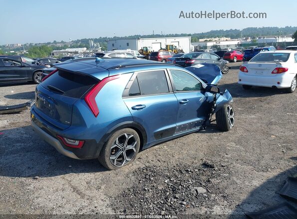 KNDCT3LE0P5047796 2023 KIA NIRO Blue Задня права чверть