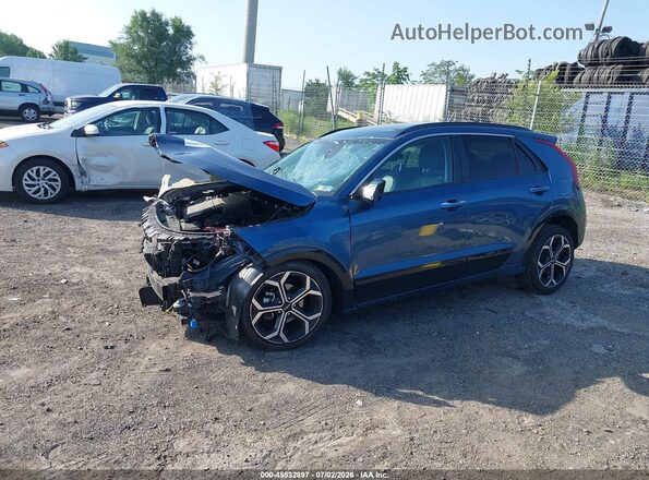 KNDCT3LE0P5047796 2023 KIA NIRO Blue Передня ліва чверть