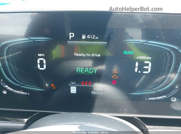 KNDCT3LE2S5227077 2025 KIA NIRO Blue უკანა სავარძლების ხედი